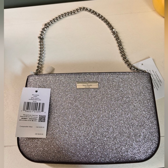 Kate Spade Kenzie Glitter Lilly Pochette
Candied Flower (Silver) - Picture 3 of 8